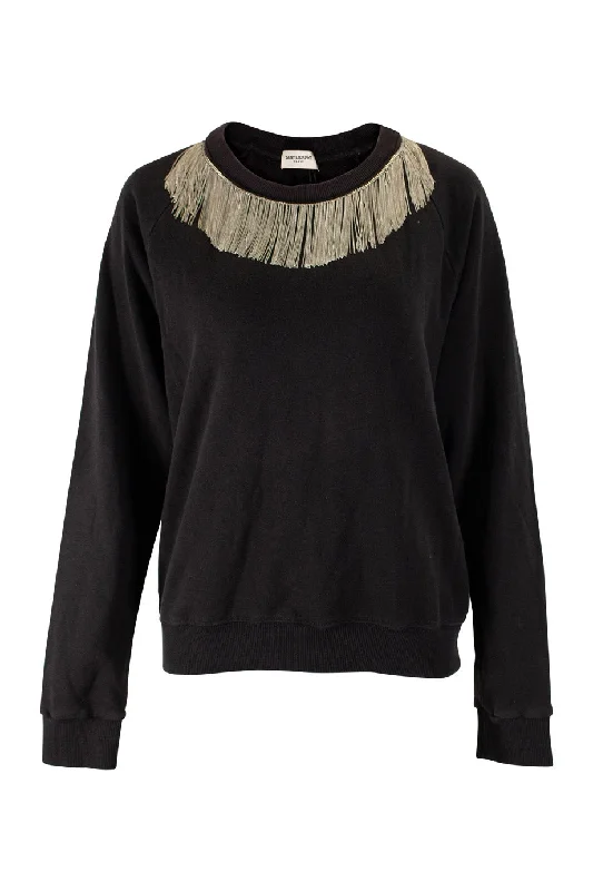 Overstock Clearance [WW18692] Saint Laurent | Long sleeve top