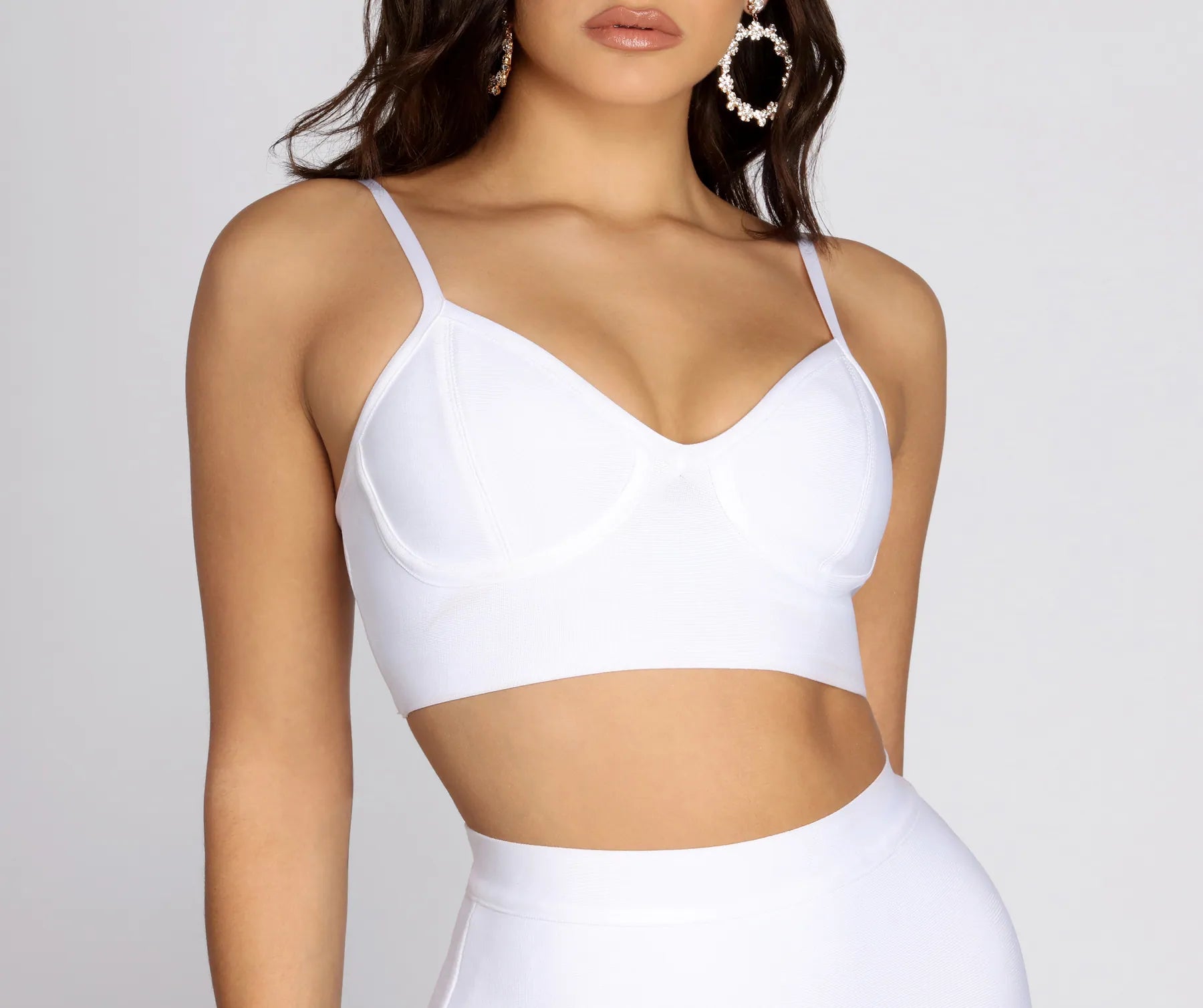 Massive Savings Bandage Bustier Crop Top