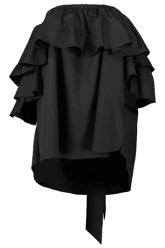 Time-Sensitive Ruffle Top