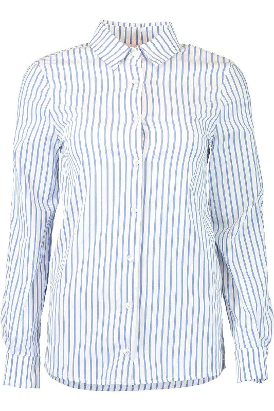 Unbeatable Deal Striped Button Down Blouse