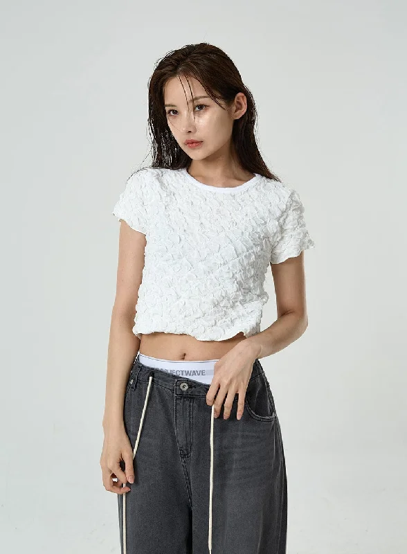 Weekend Discounts You Deserve Cloudy Open Back Crop Top CU7