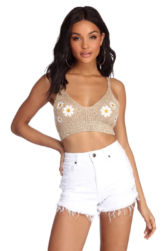 Weekend Bargains to Relish Sweet As A Daisy Crop Top