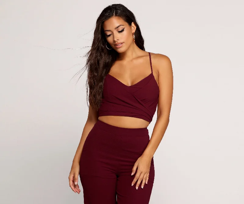 Extra Savings Start A Conversation Crop Top