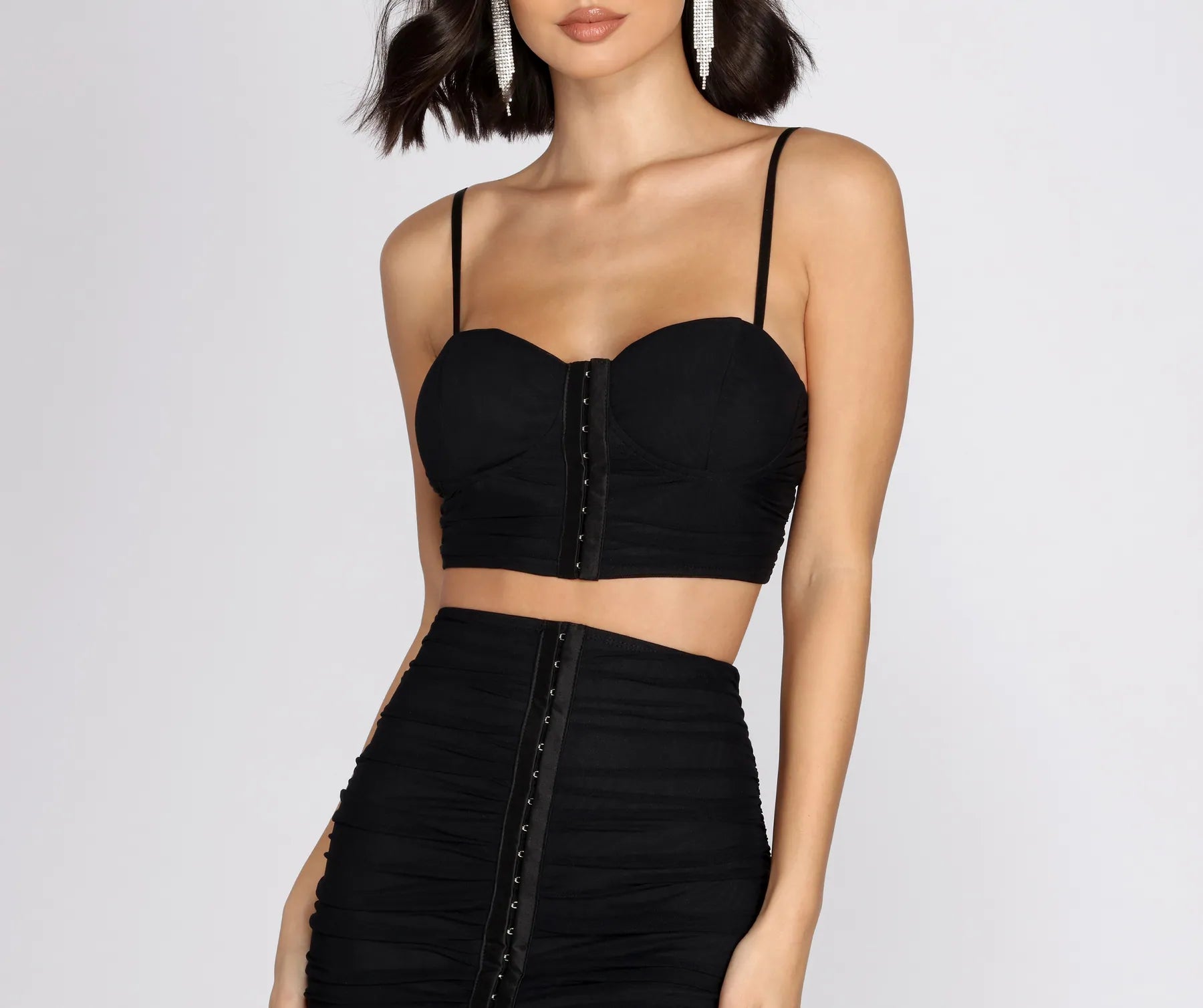 Exclusive Offer Sultry Stunner Cropped Bustier