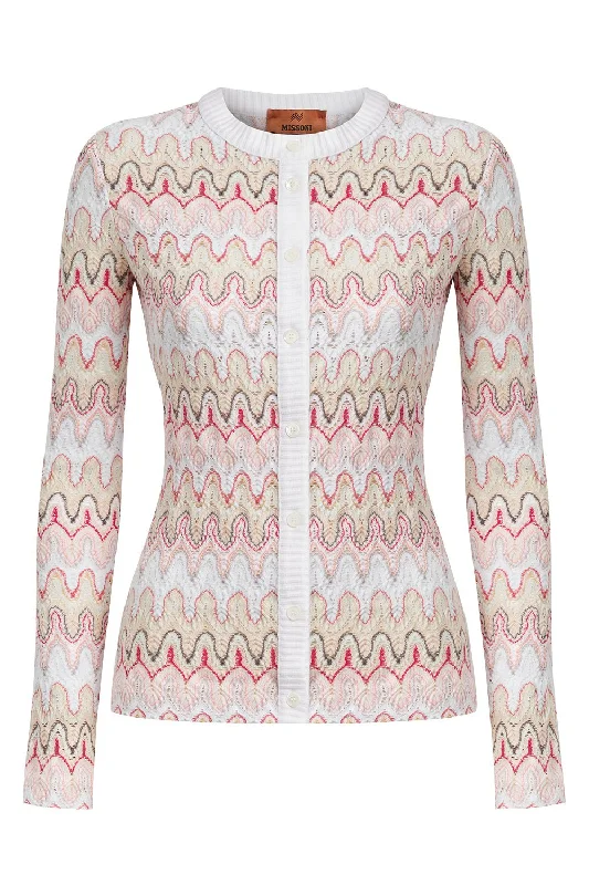 Best Seller Crew Neck Buttoned Cardigan