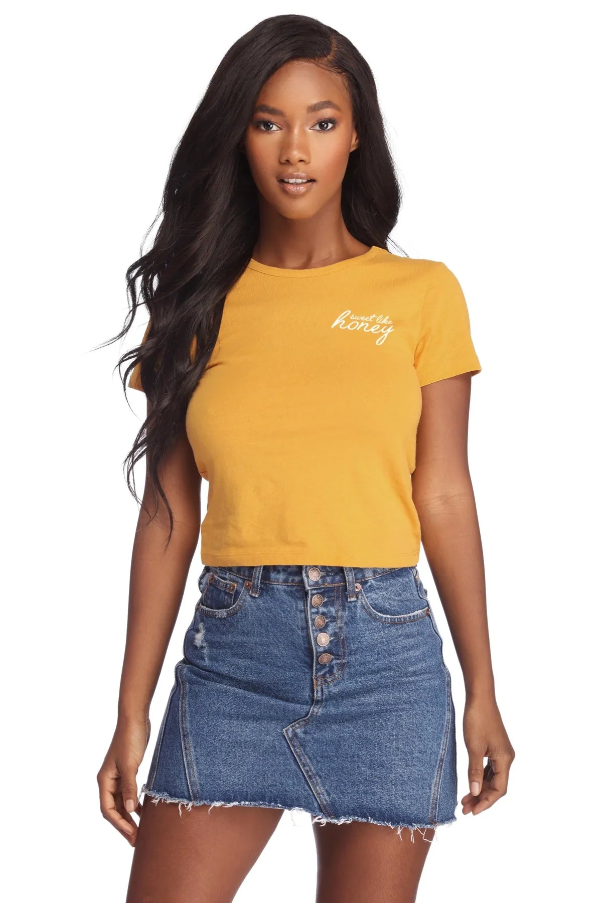 Reduced Rates Sweet Like Honey Crop Top