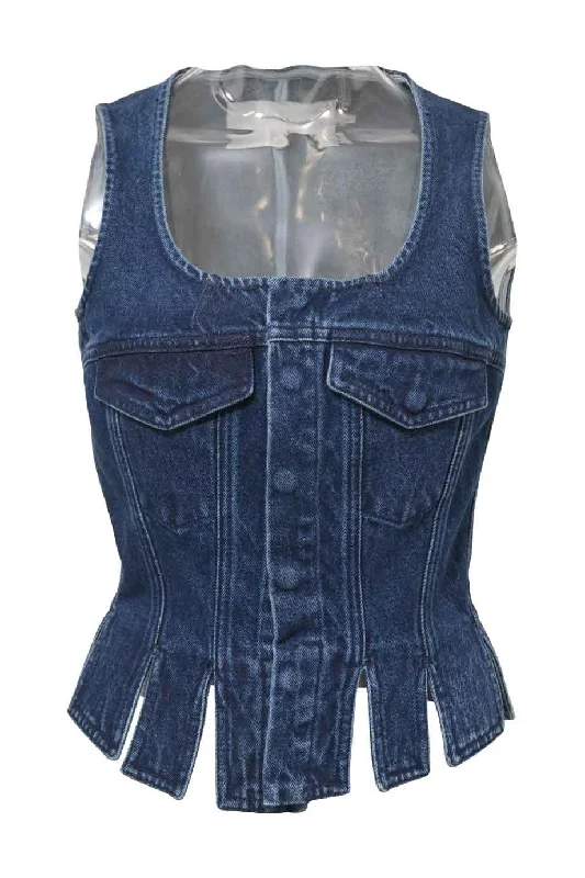 Weekend Offers That Dazzle [WW43603] Marques Almeida | Sleeveless Top