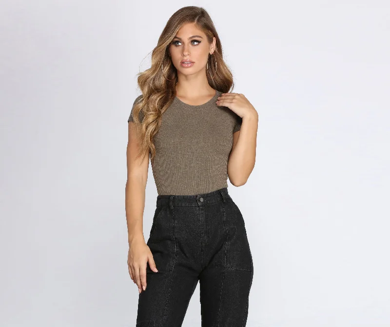 Major Deal Simple Stunner Crop Top