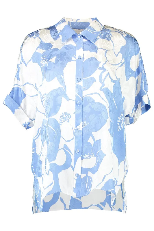 Weekend Discounts to Savor James Top - Chelsea Blue Floral
