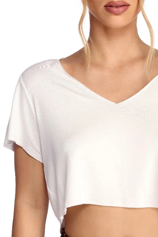 Sale Alert Easy Breezy Crop Top