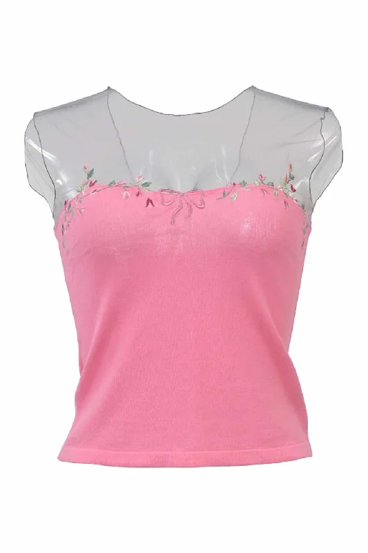 Weekend Specials to Cherish [WW34279] Blumarine | Sleeveless Top