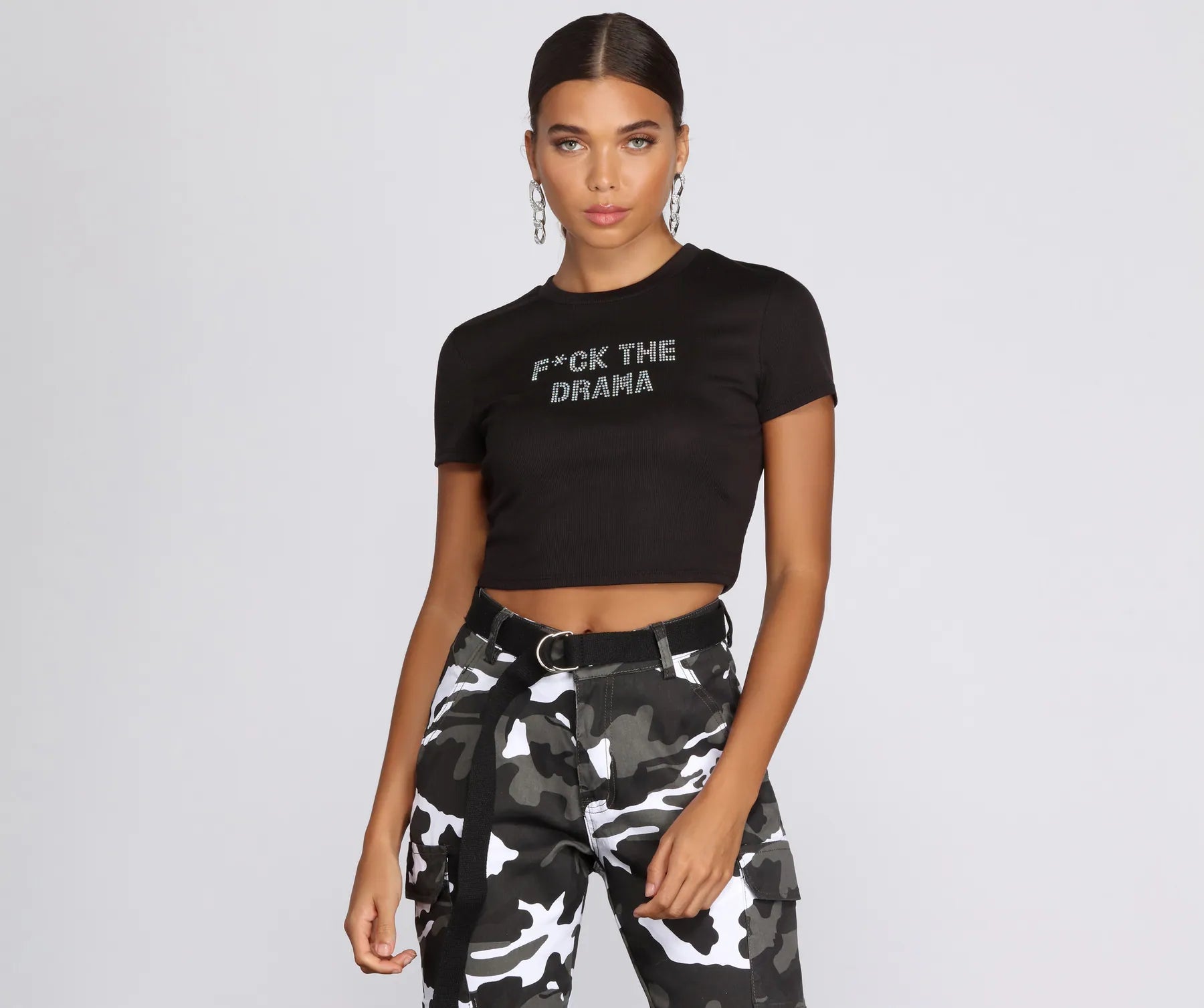 Weekend Discounts to Love Drama-Free Crew Neck Tee