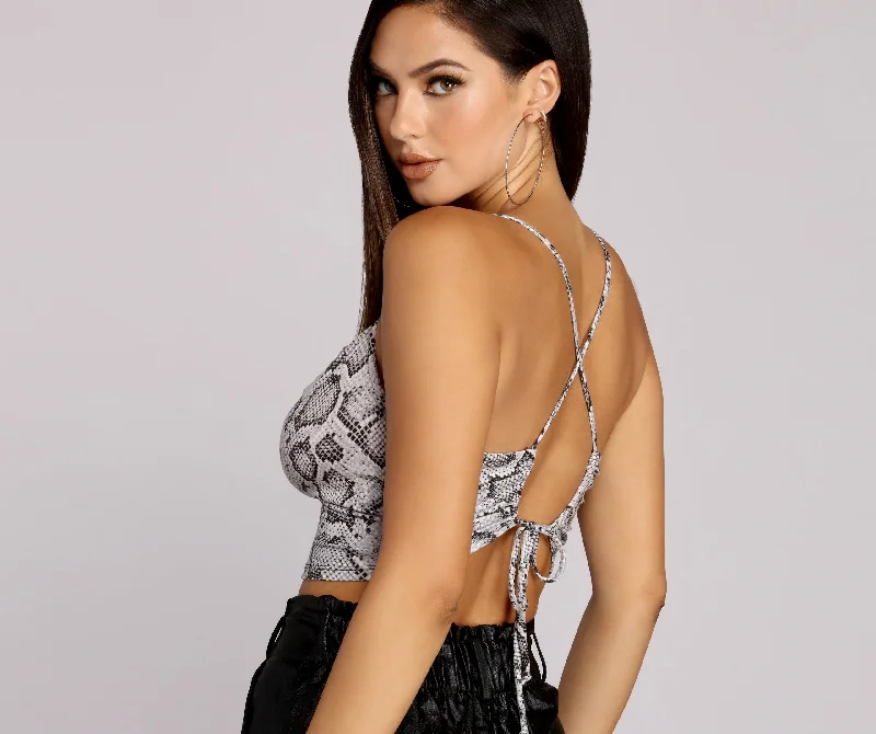 Crazy Deal Stunning Tie-Back Top