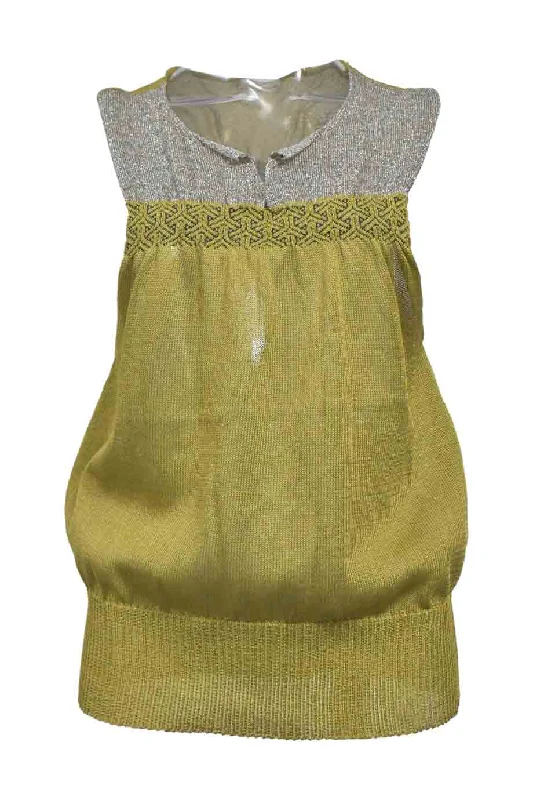 Amazing Value [WW43415] Dries Van Noten | Sleeveless Top