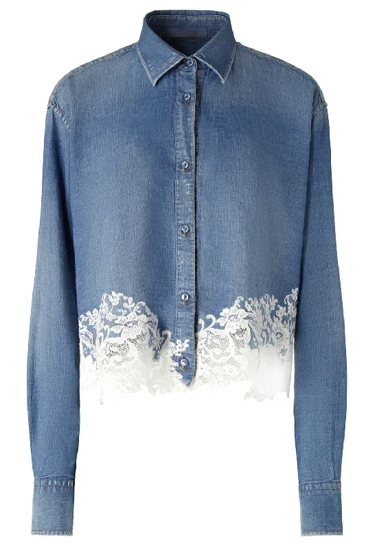 Online Deal Lace Detail Blouse