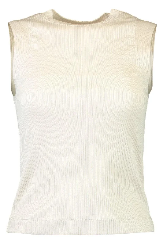 Great Bargain Ribbed Tank - Beige