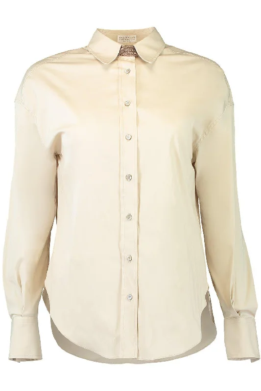 Super Discount Long Sleeve Monili Tab Shirt