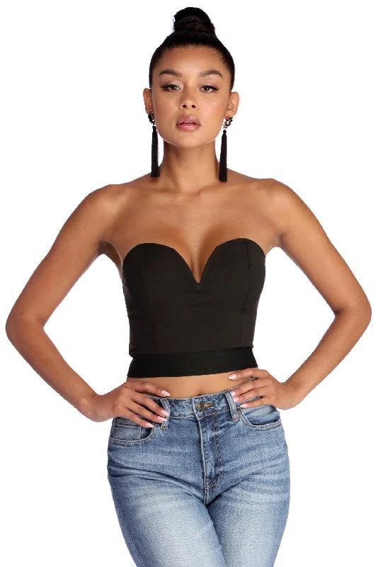 Weekend Specials to Cherish Sweet Stuff Banded Crop Top