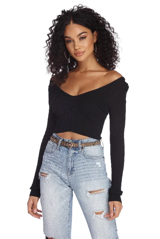 Weekend Specials to Grab Getting Hot Knit Crop Top
