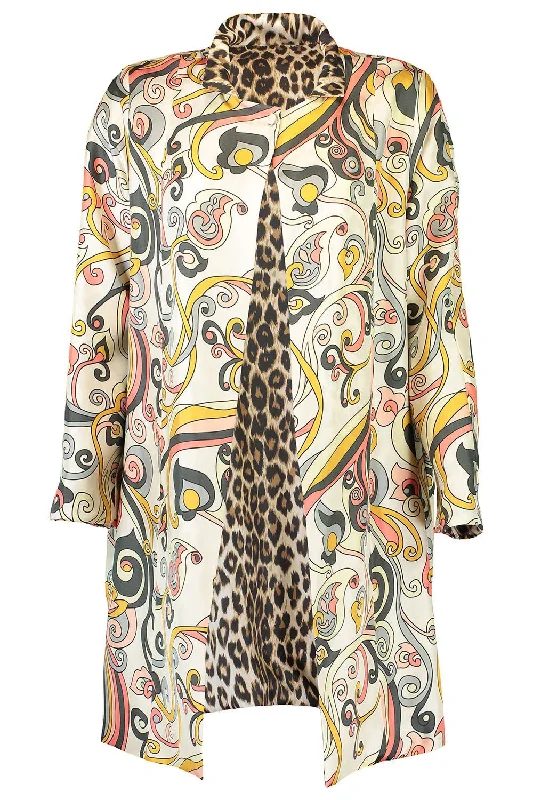 Act Now Liberte Kimono - Mix Arabesques Rose
