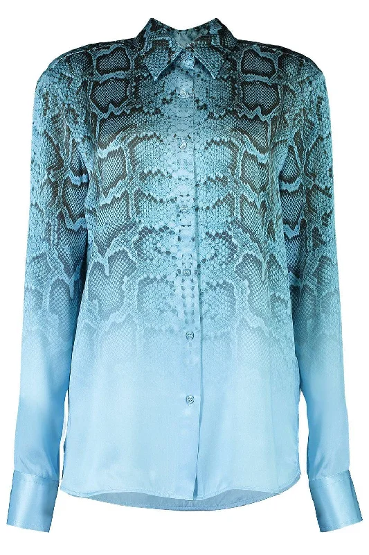 Mega Discount Snake Print Long Sleeve Shirt - Pitone