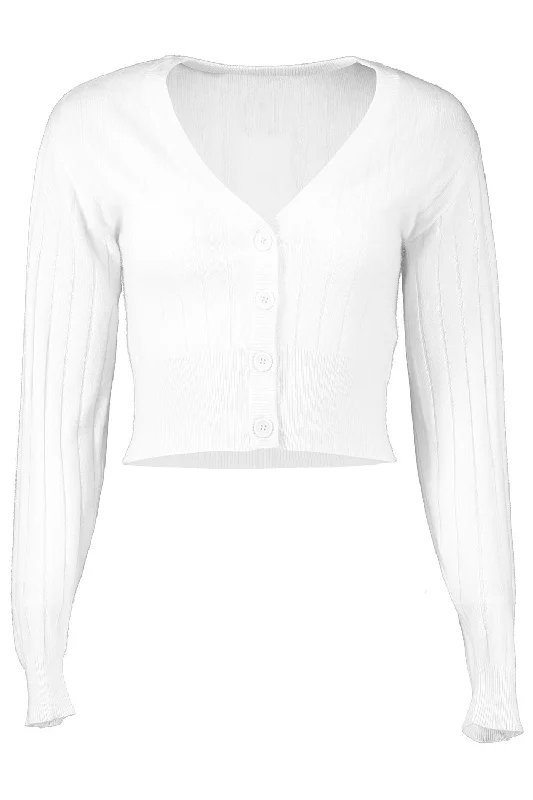 Shop and Save Ribbed Cardigan