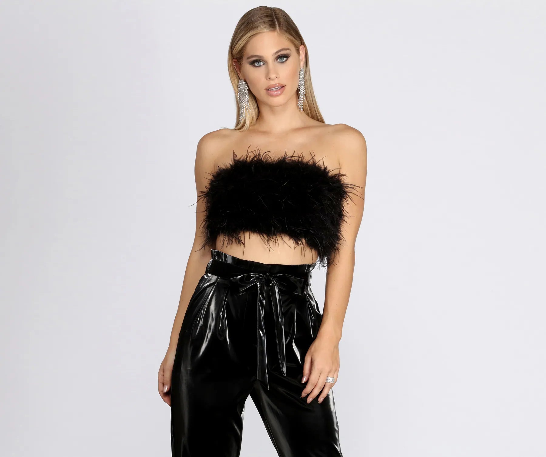 Weekend Bargains to Cherish Ruffle Some Feathers Tube Top