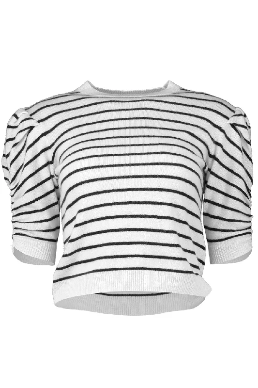 Weekend Bargains Just for You Ruched Sleeve Sweater