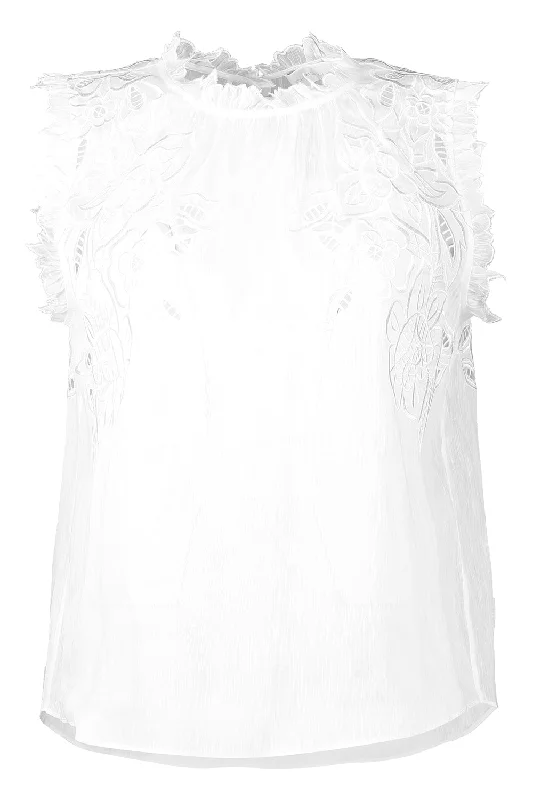 Stock Up Nora Top - White
