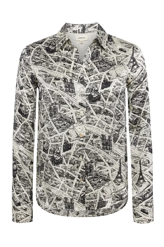 Weekend Discounts to Delight Tyler Blouse - Paris Map