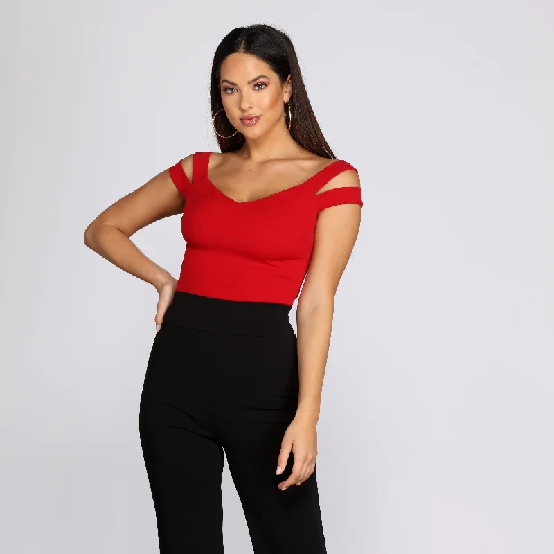 Weekend Discounts to Celebrate Stylish Straps Sweetheart Top