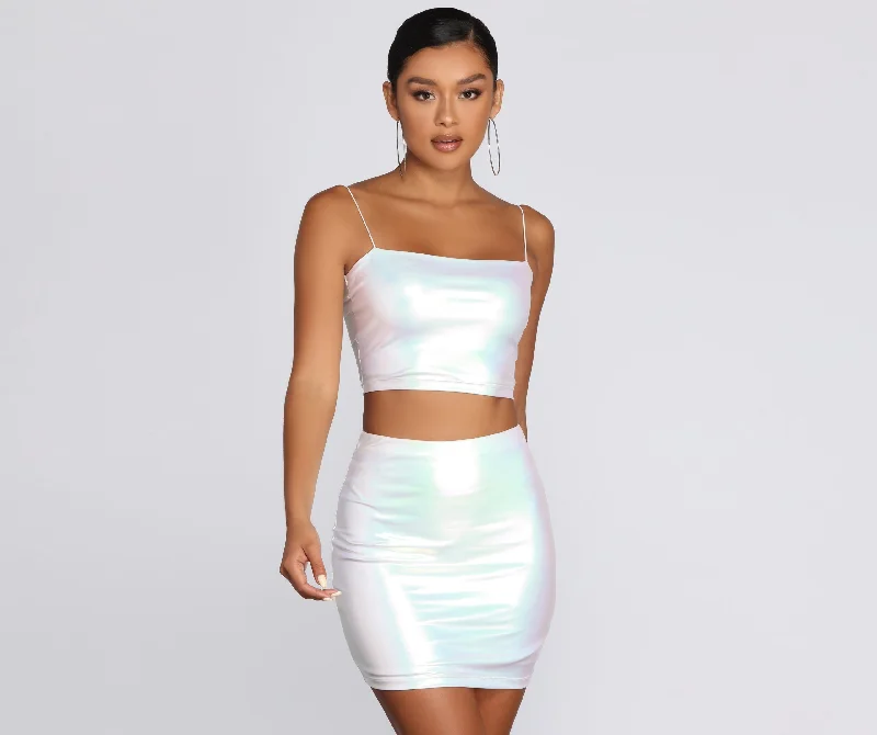 Weekend Offers That Shine Cosmic Cutie Crop Top