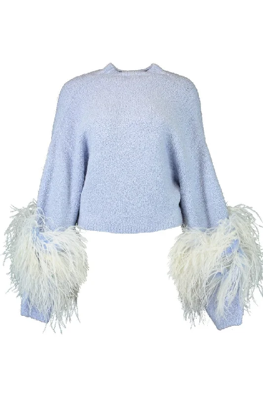 Weekend Specials to Relish Ostrich Feather Sweater