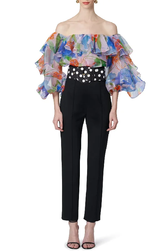 Weekend Deals That Amaze Ruffle Balloon Sleeve Top
