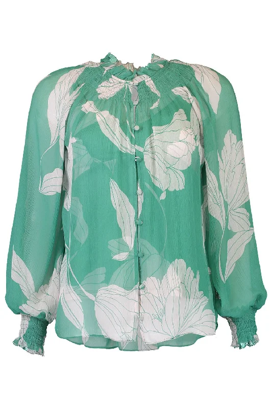 Sale Event Andrea Blouse - Jade Iris