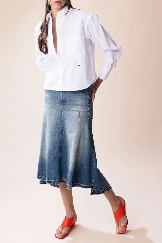 Super Sale Long Sleeve Cropped Shirt