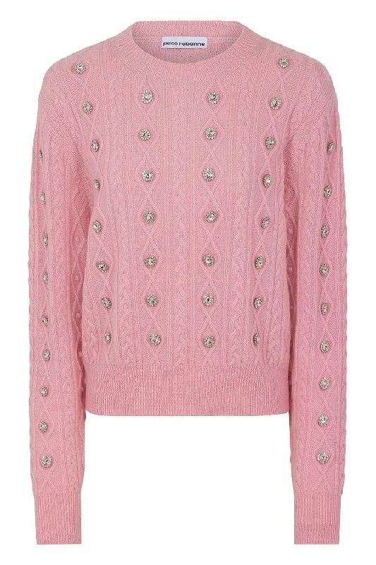 Steal Deal Pull Over Cardigan - Powder Pink