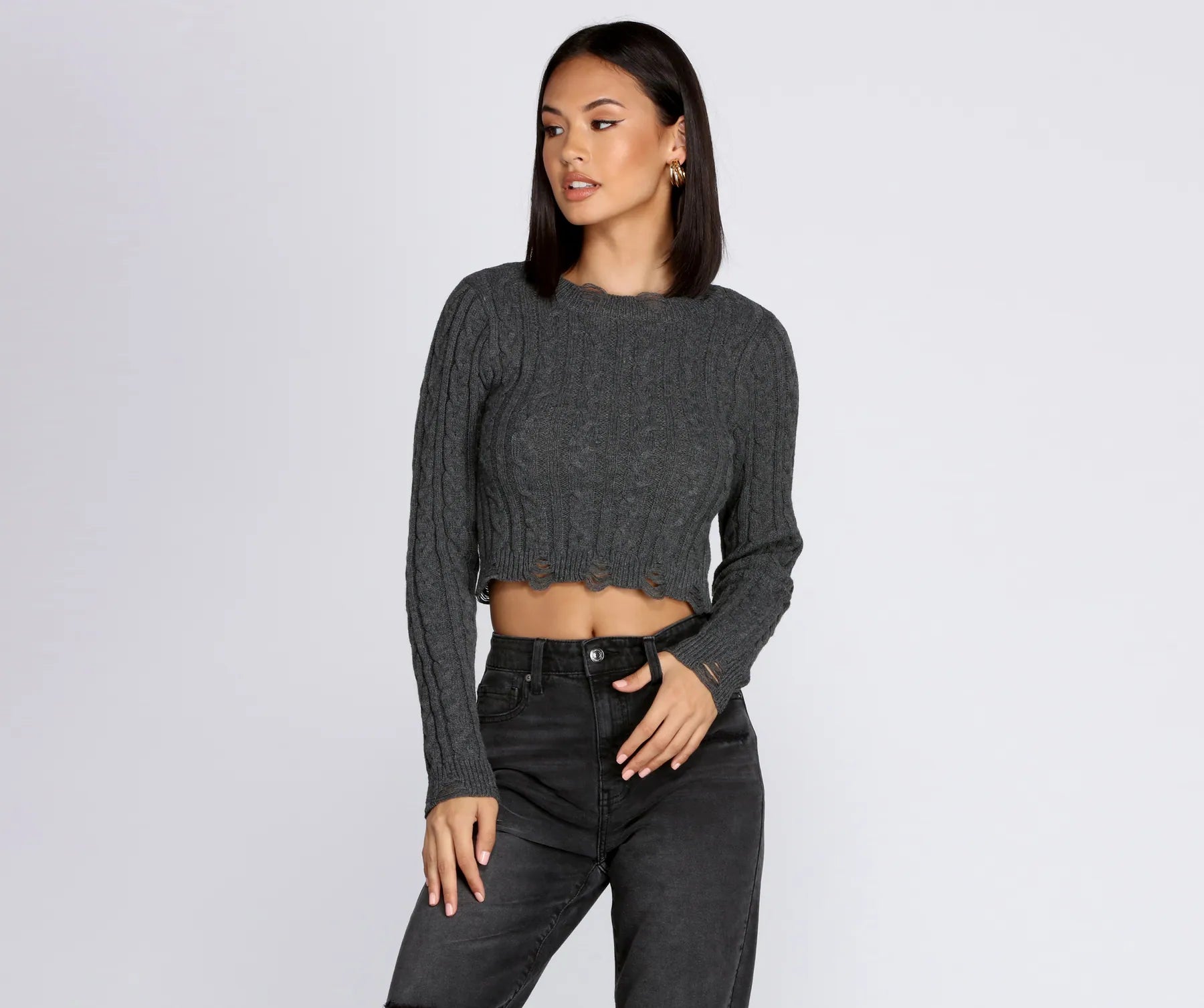 Unmissable Offer Snug Bug Knit Crop Top