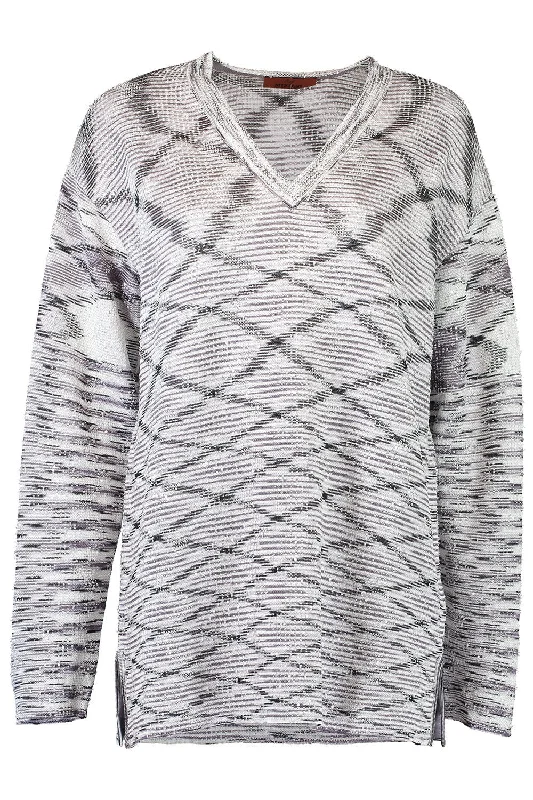 Midnight Madness Long Sleeve Paillette Sequin Sweater