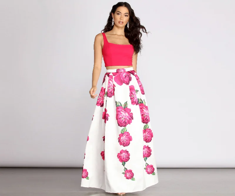 Weekend Bargains to Love Cadence Crepe Tank Two Piece Mikado Dress