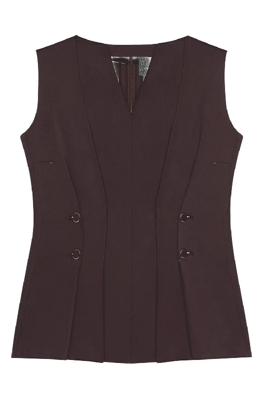 Your Weekend, Your Savings Button V-Neck Top
