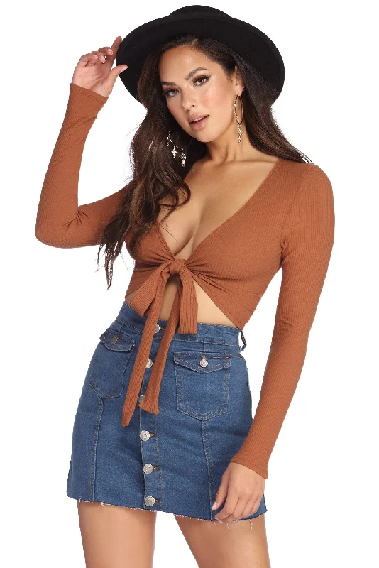 Weekend Offers That Sizzle Get With Knit Crop Top