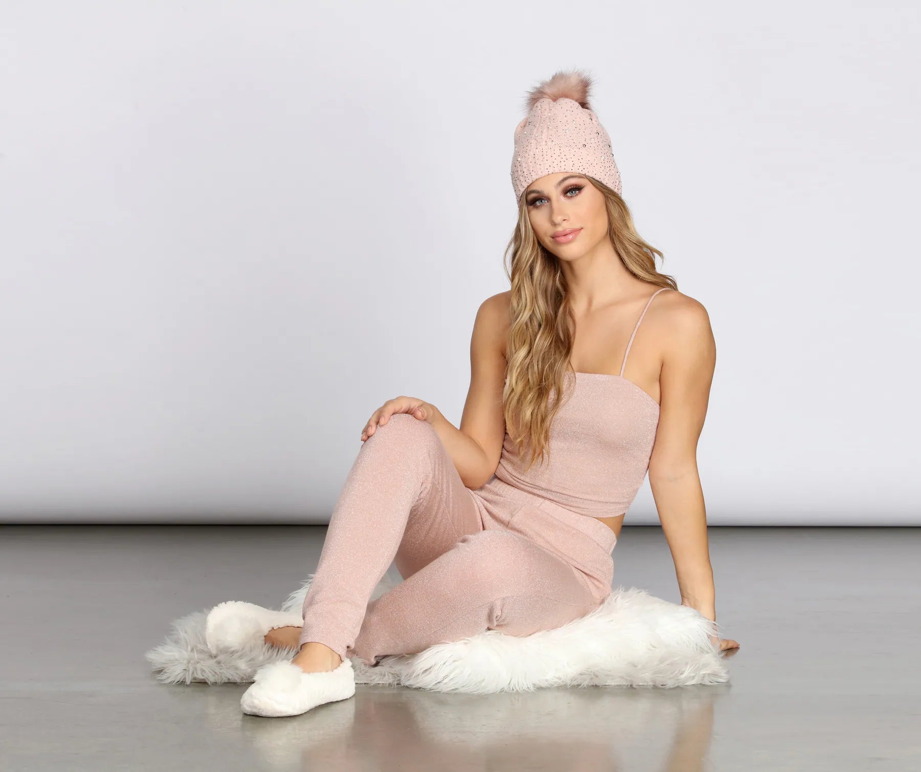 Deal Alert Glitter Knit PJ Tank
