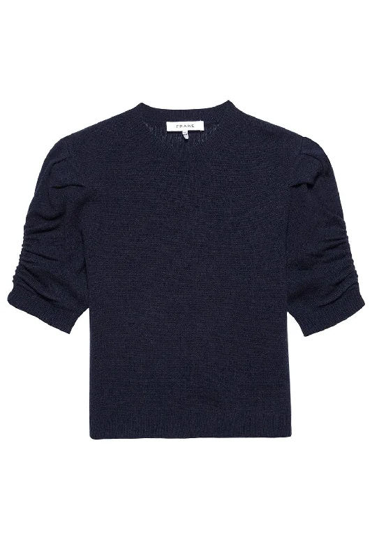 Weekend Savings Galore Ruched Sleeve Sweater
