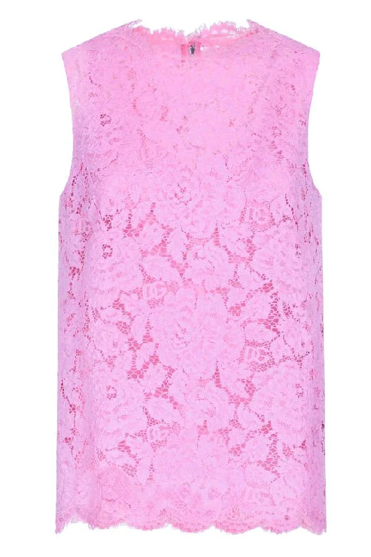 Hurry Up Sleeveless Lace Top