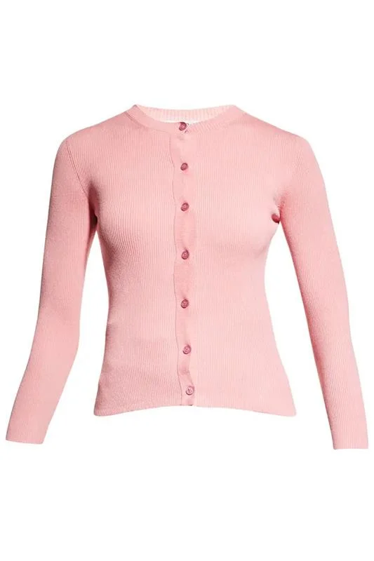 Weekend Bargains to Love LS Ribbed Button Front Cardigan