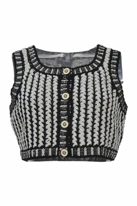 Lowest Price [WW43193] Chanel | Sleeveless Top