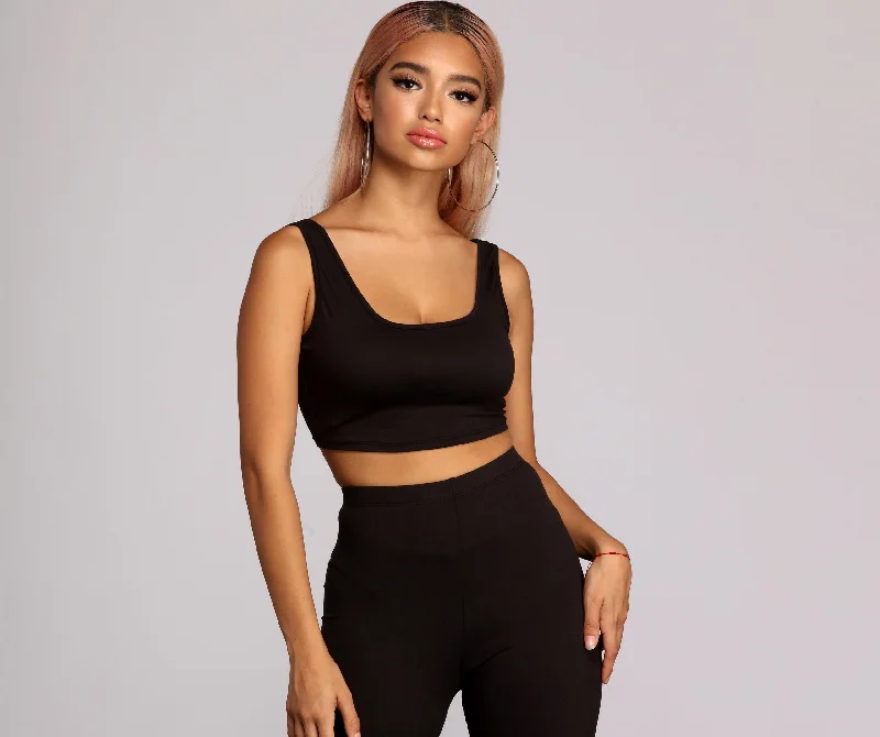 Special Discount Always On My Mind Crop Top