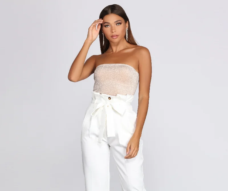Weekend Savings Bonanza Luxe In Lurex Tube Top