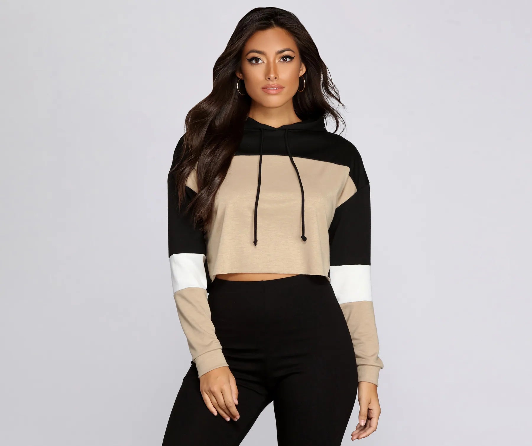 Weekend Savings Spectacle Best In Style Cropped Hoodie
